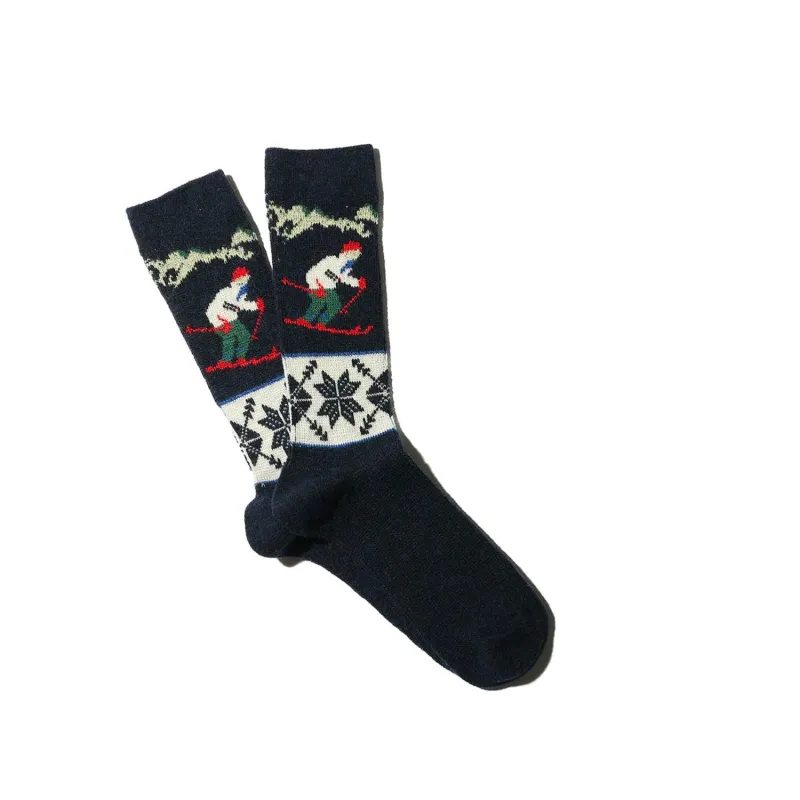 Ski Jacquard - Navy sold by Stomping Ground