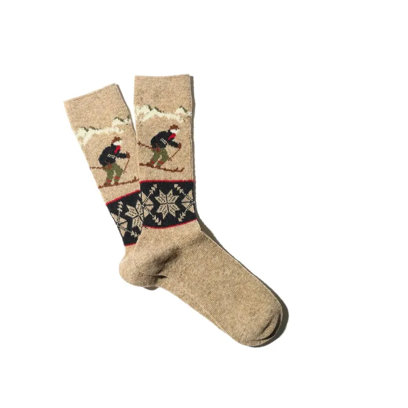 Ski Jacquard - Sand sold by Stomping Ground