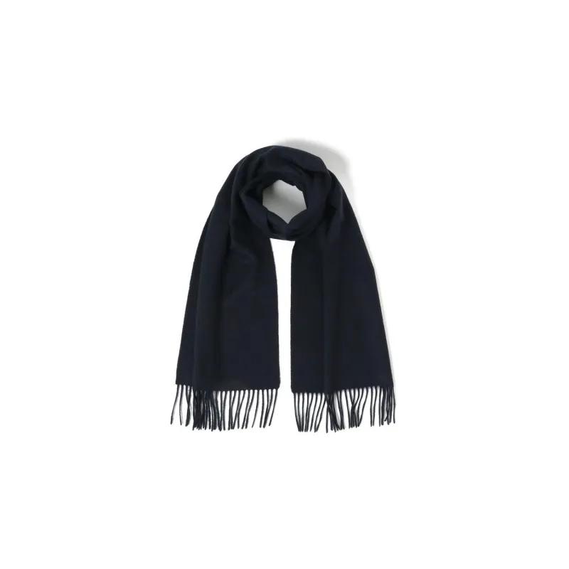 Cashmere Solid Scarf - Navy made by BEAMS PLUS