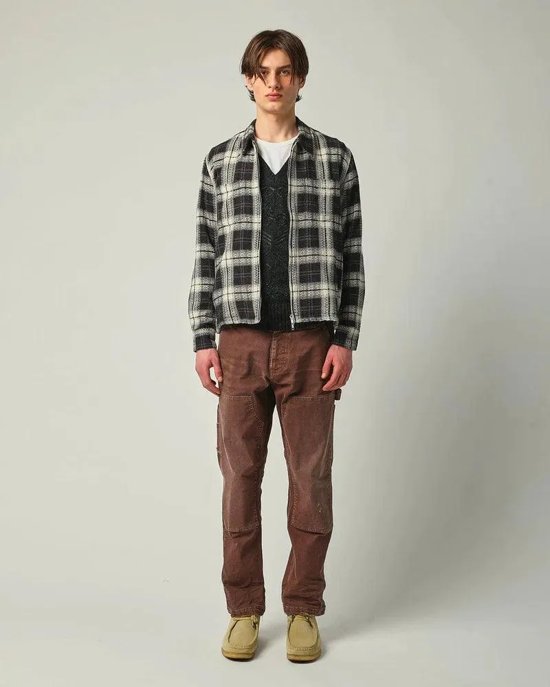 Dobby Plaid Zip Shirt sold by Stomping Ground product image thumbnail 3