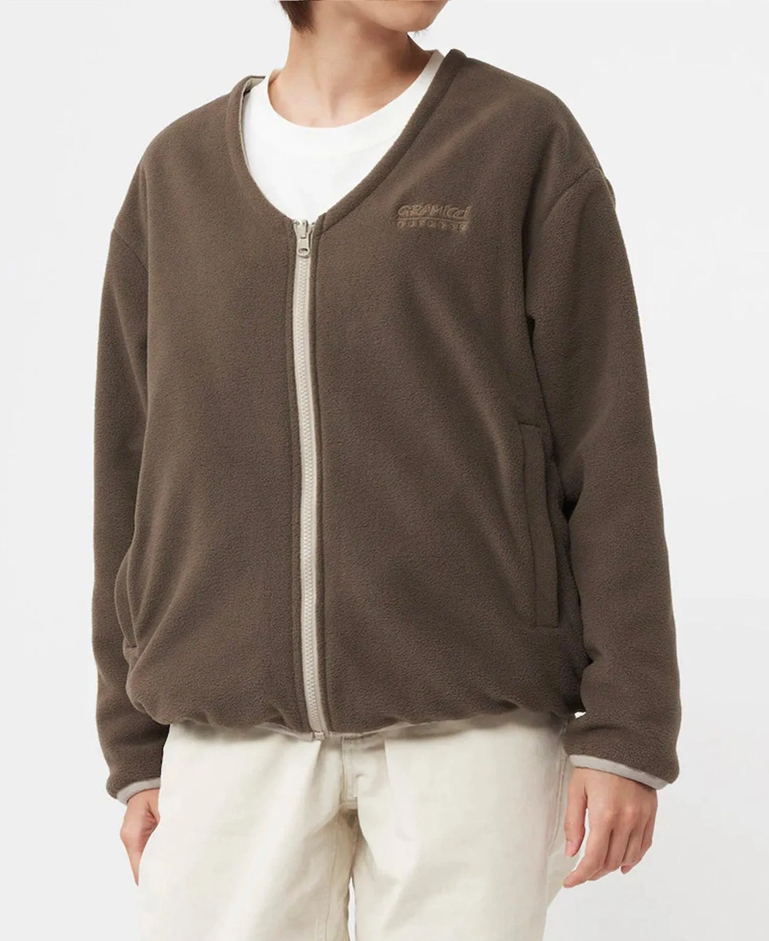 Reversible Fleece Cardigan sold by Stomping Ground product image thumbnail 3