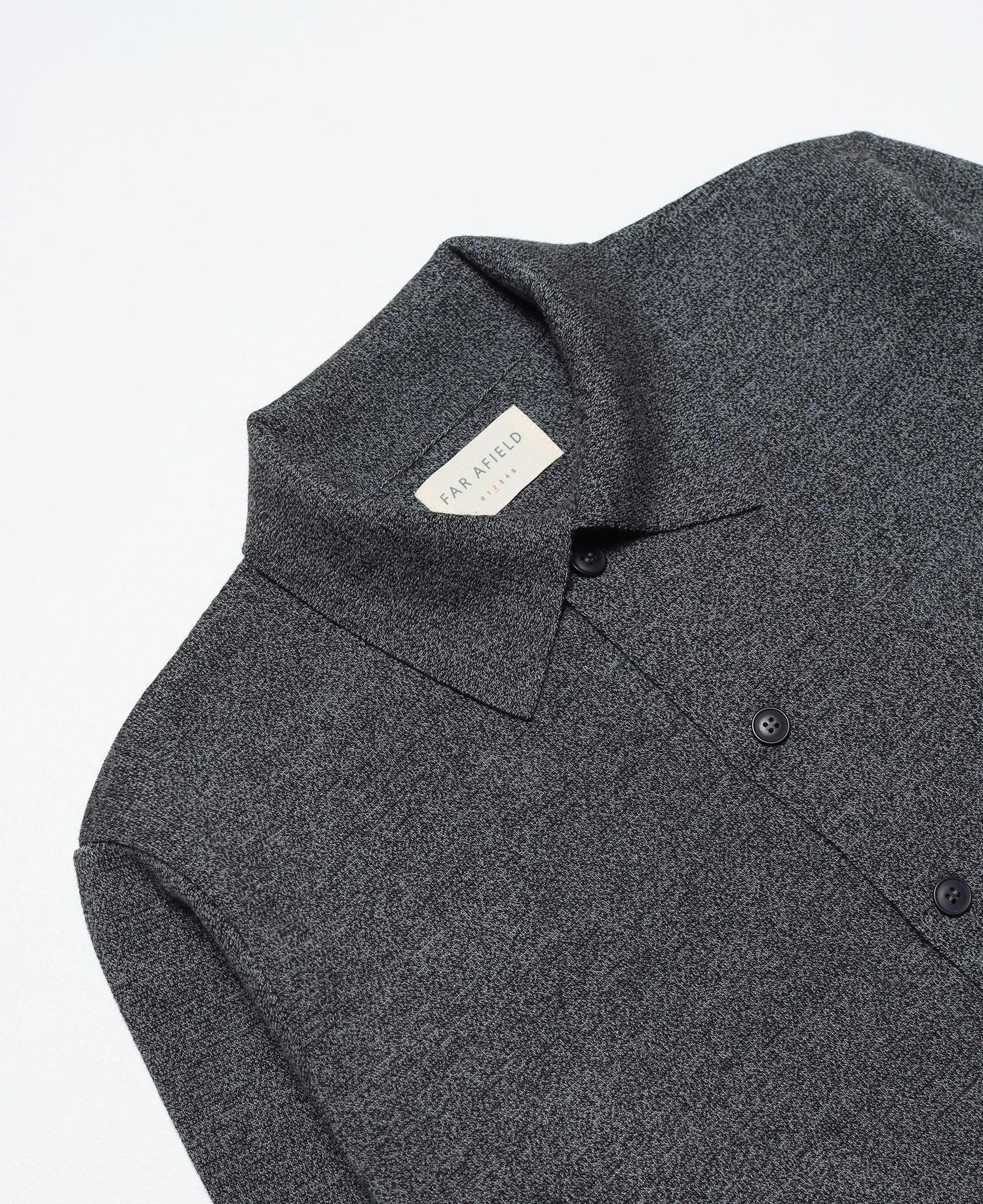 Station Cardigan - Melange Grey/ Black sold by Stomping Ground product image thumbnail 2