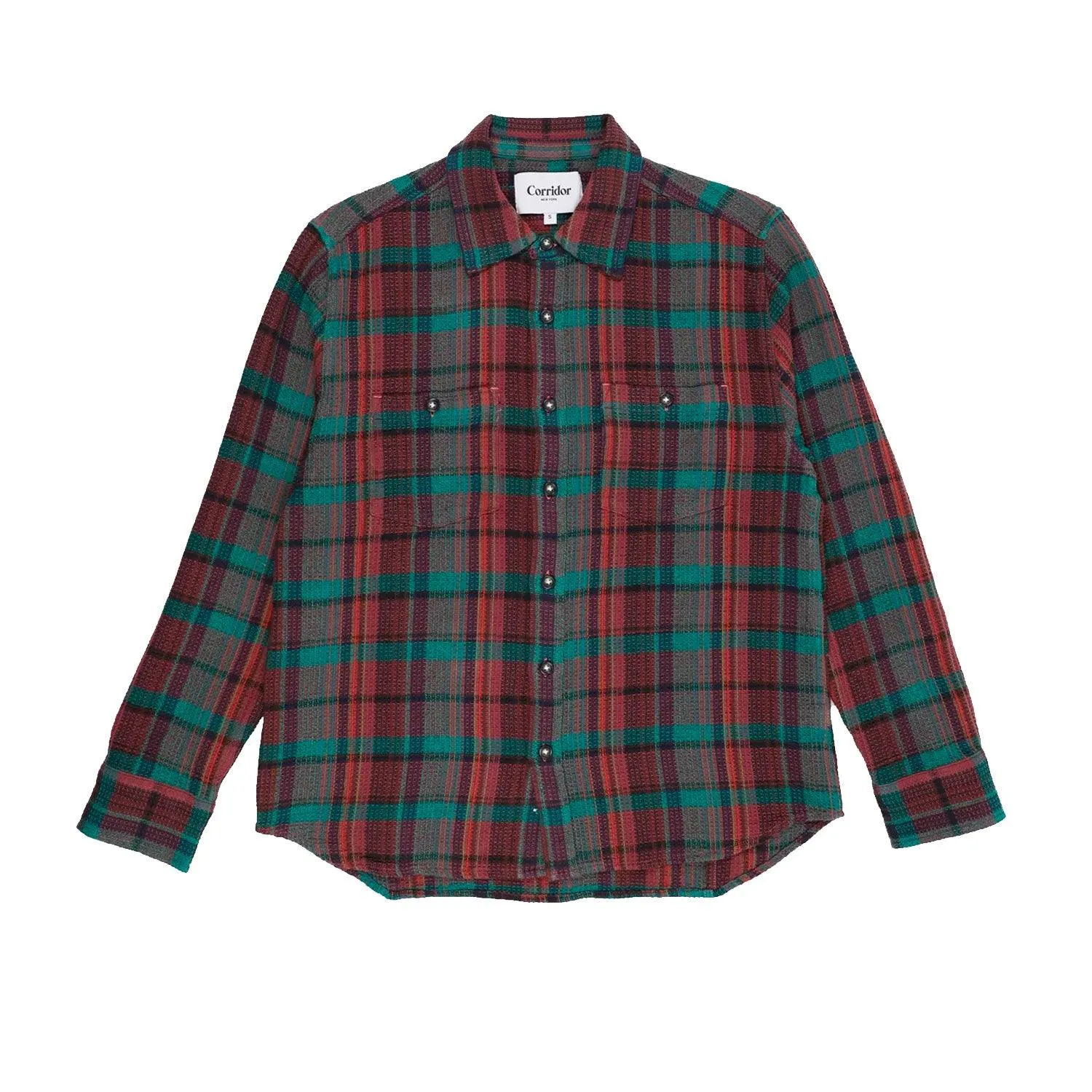 Ruby Waffle Madras LS sold by Stomping Ground