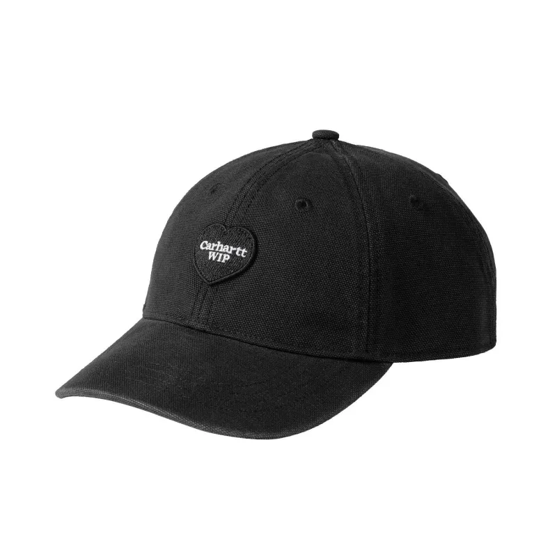 Heart Patch Cap - Black sold by Stomping Ground