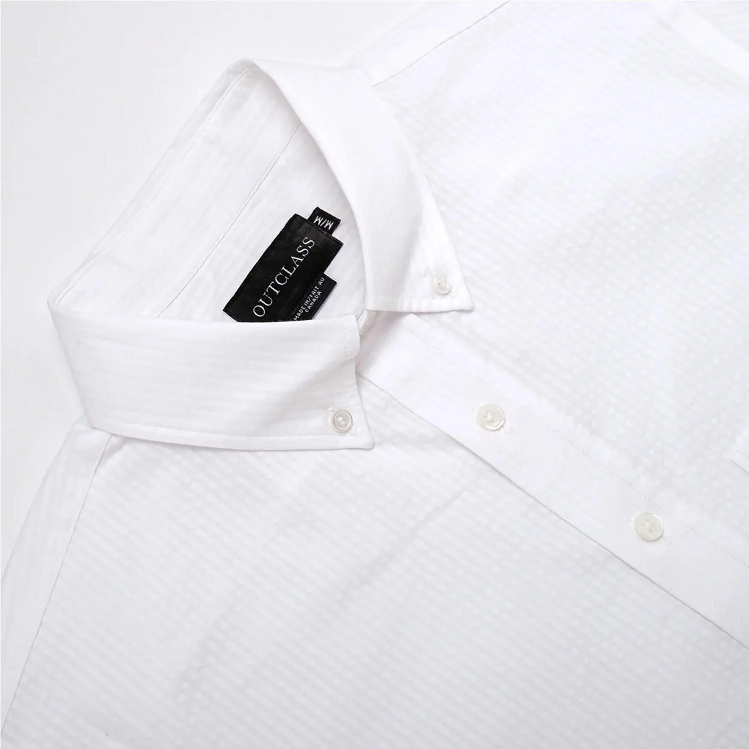 S/S Seersucker - White sold by Stomping Ground product image thumbnail 2