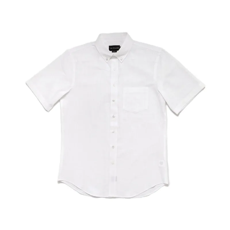 S/S Seersucker - White sold by Stomping Ground