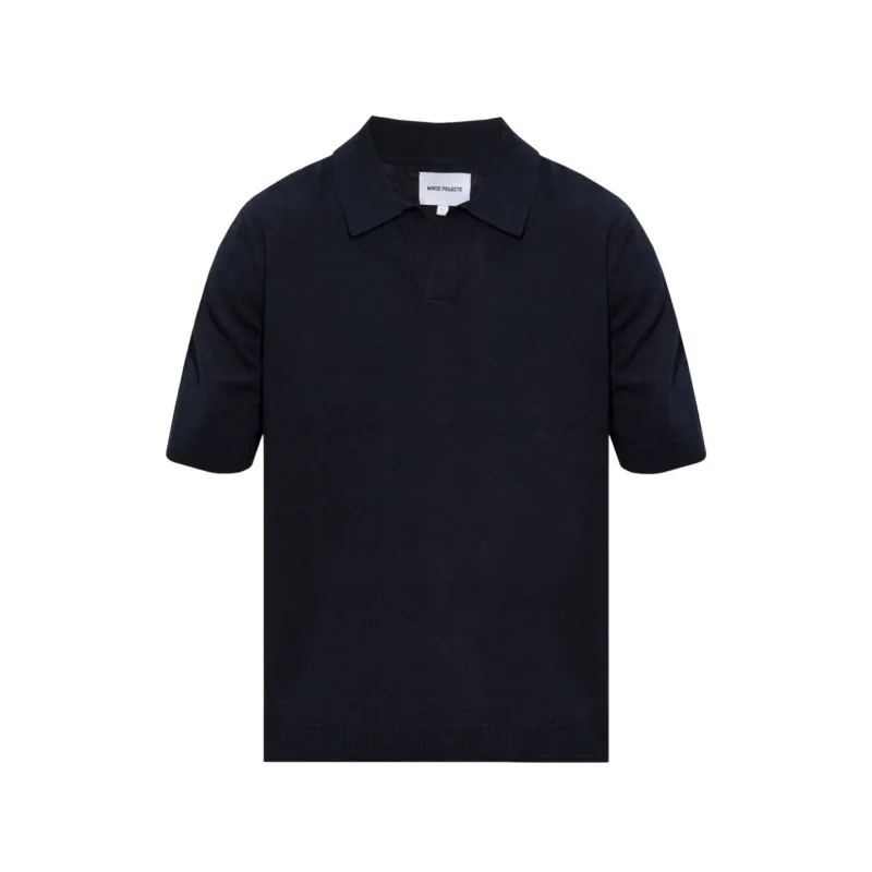 Leif Cotton Linen Polo sold by Stomping Ground