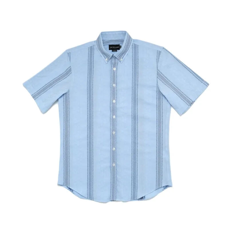 S/S Sky Blue Jacquard sold by Stomping Ground
