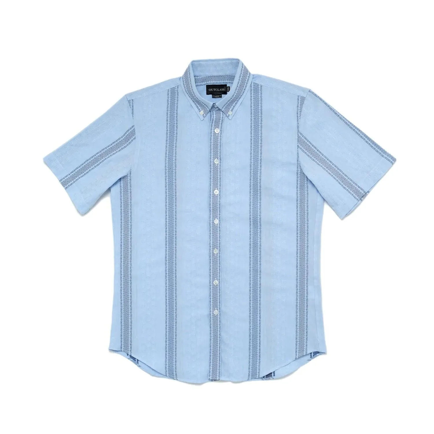 S/S Sky Blue Jacquard sold by Stomping Ground