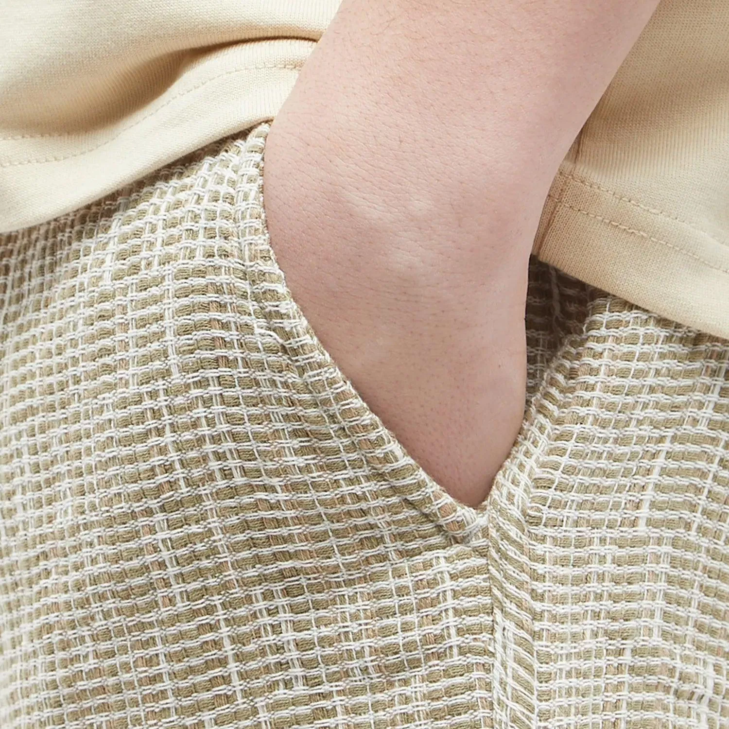 Rainbow Weave Shorts - Army sold by Stomping Ground product image thumbnail 2