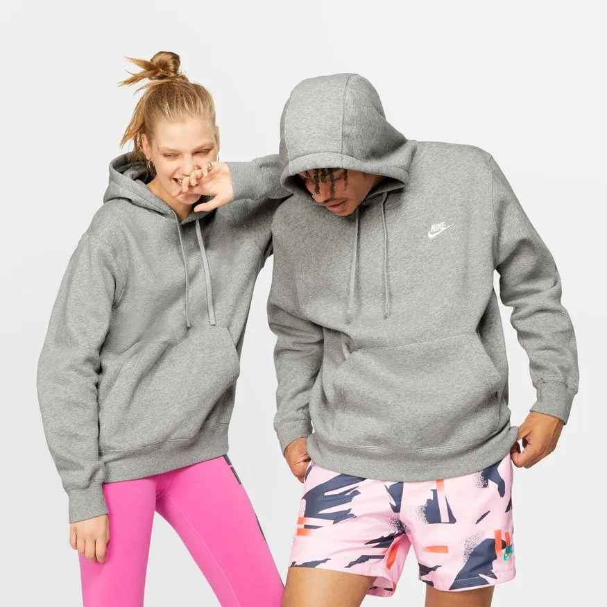 Nike Sportswear Club Fleece Pullover Hoodie - Grey sold by Stomping Ground product image thumbnail 3
