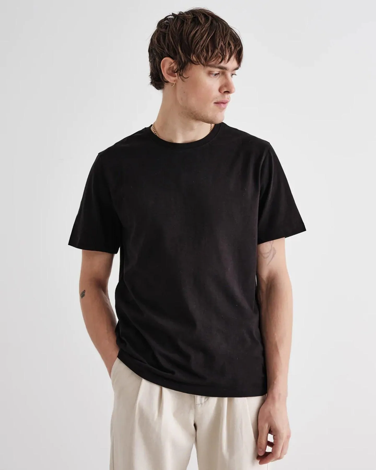 Reid Short Sleeve T-Shirt - Black sold by Stomping Ground product image thumbnail 3