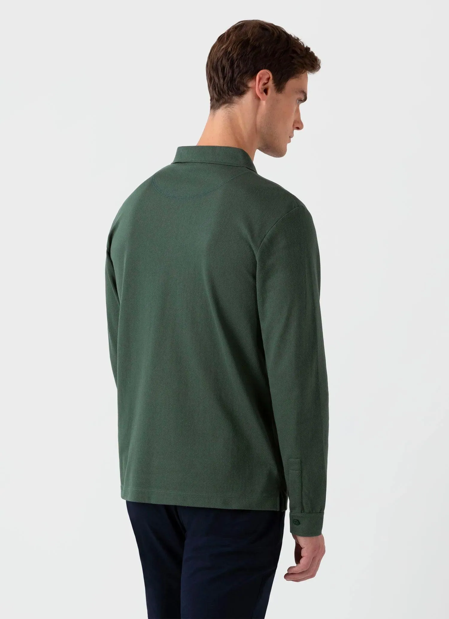Long Sleeve Riviera Polo Shirt sold by Stomping Ground product image thumbnail 3