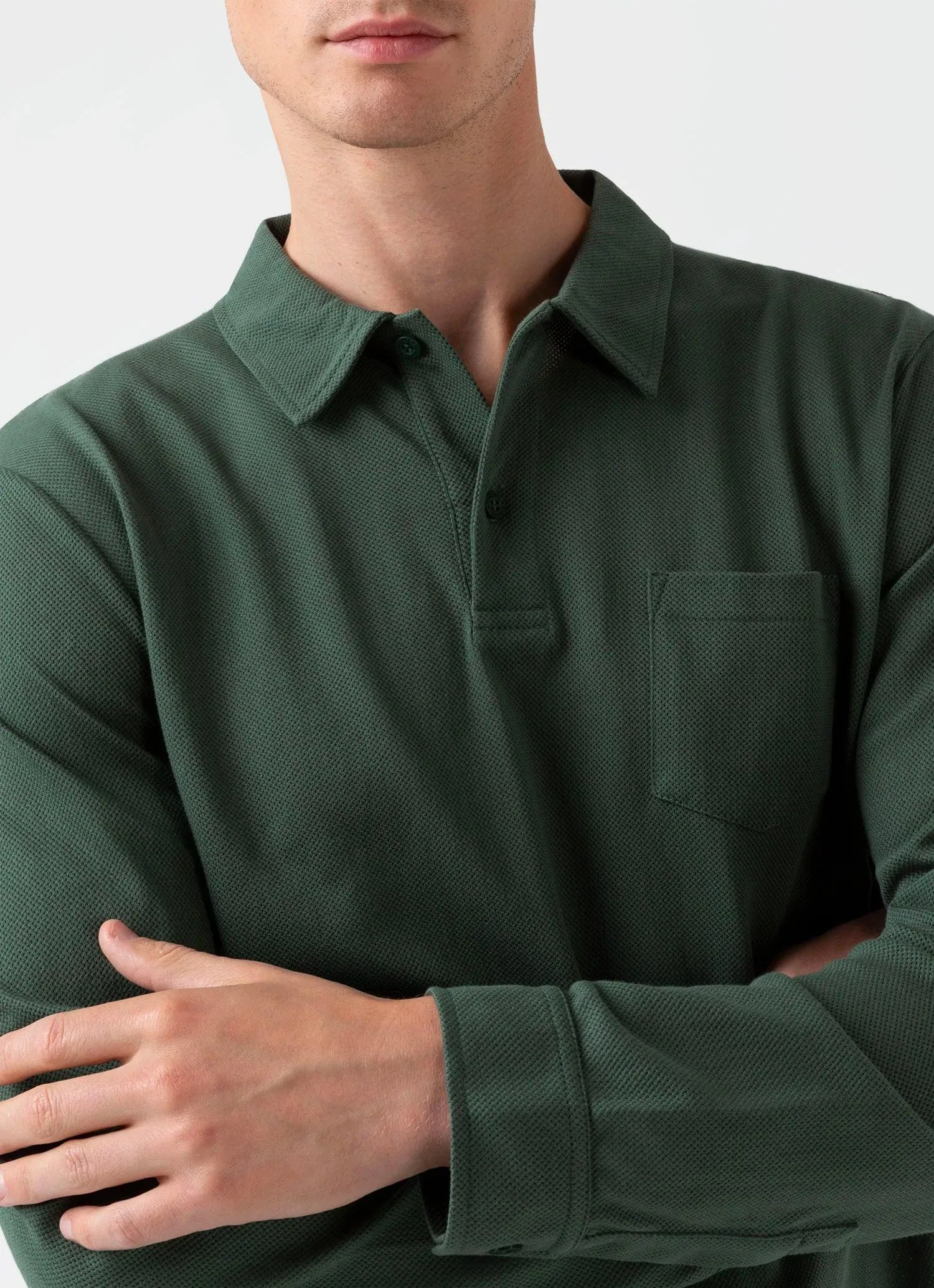 Long Sleeve Riviera Polo Shirt sold by Stomping Ground product image thumbnail 2