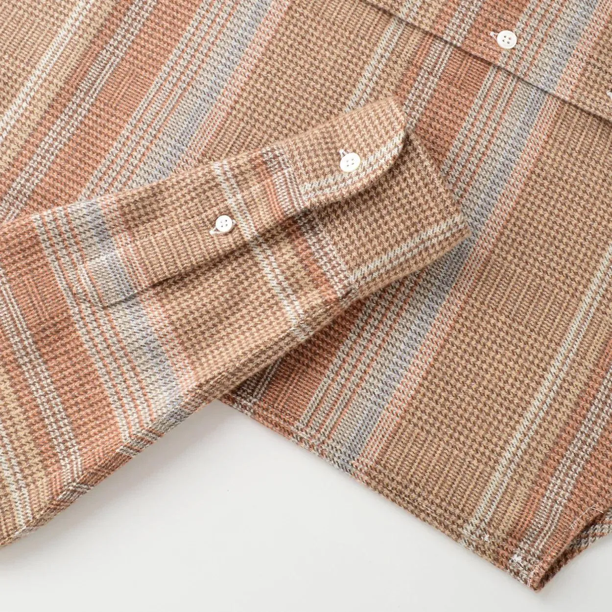 Camel Houndstooth Flannel sold by Stomping Ground product image thumbnail 3