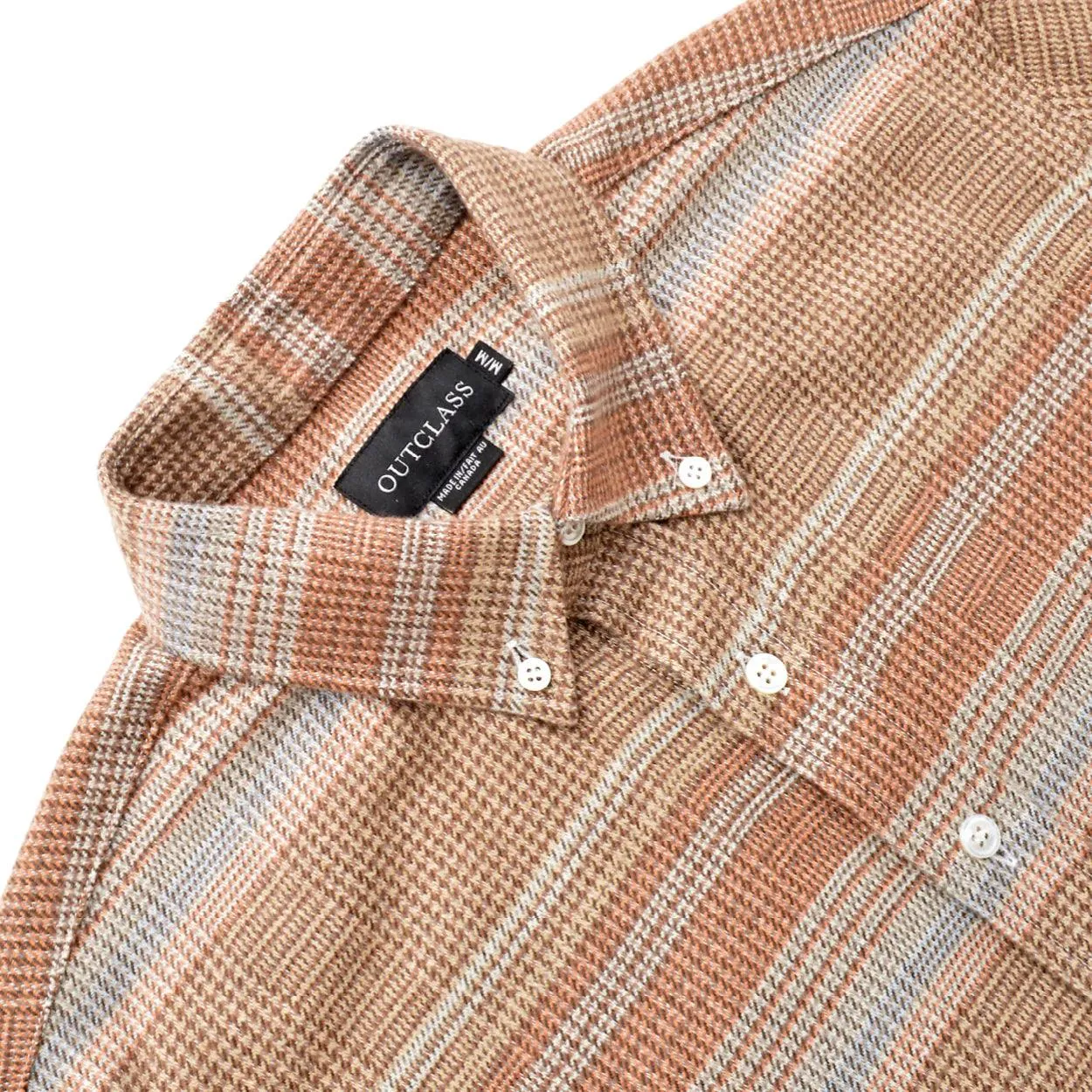 Camel Houndstooth Flannel sold by Stomping Ground product image thumbnail 2