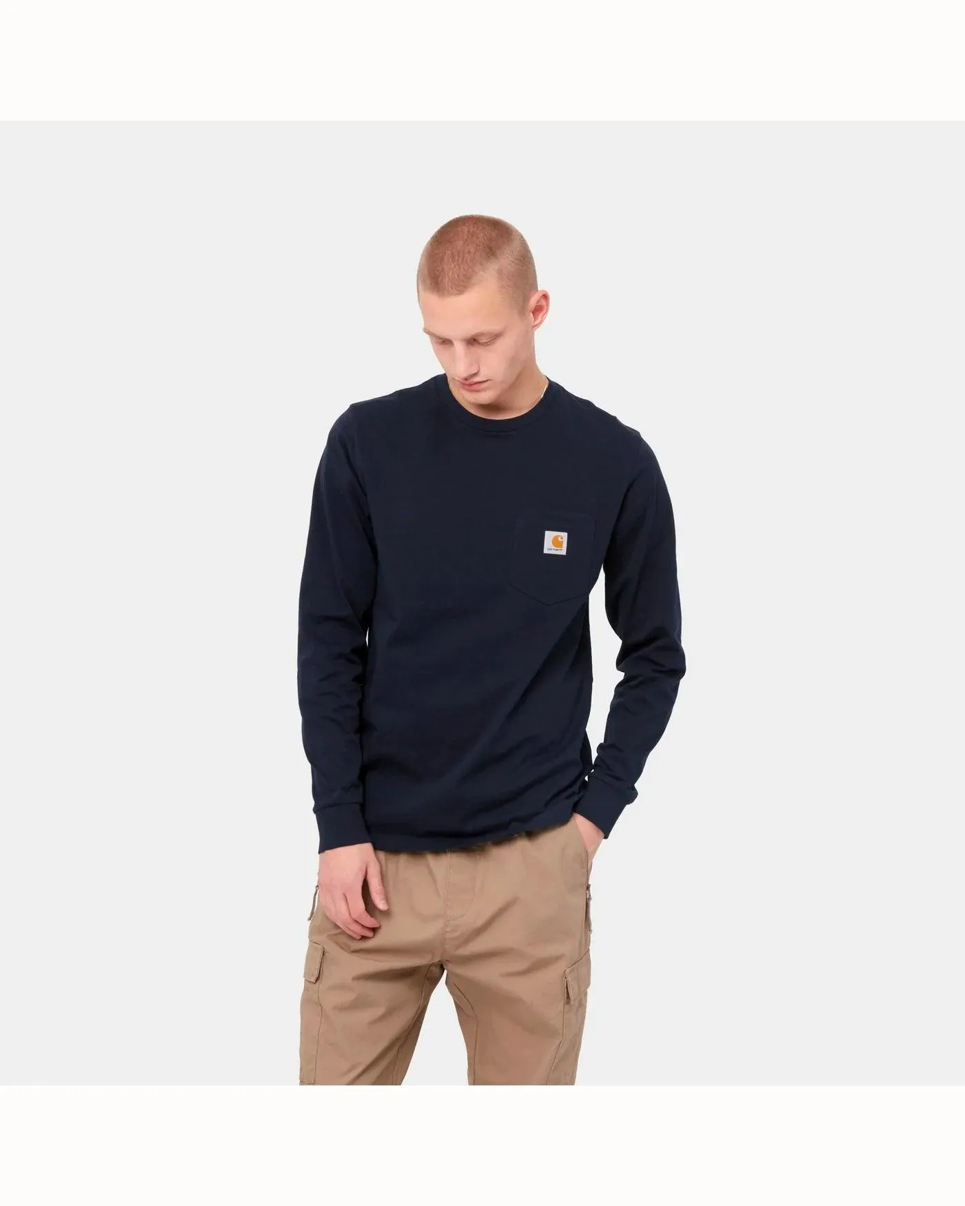 L/S Pocket T-Shirt - Dark Navy sold by Stomping Ground product image thumbnail 3