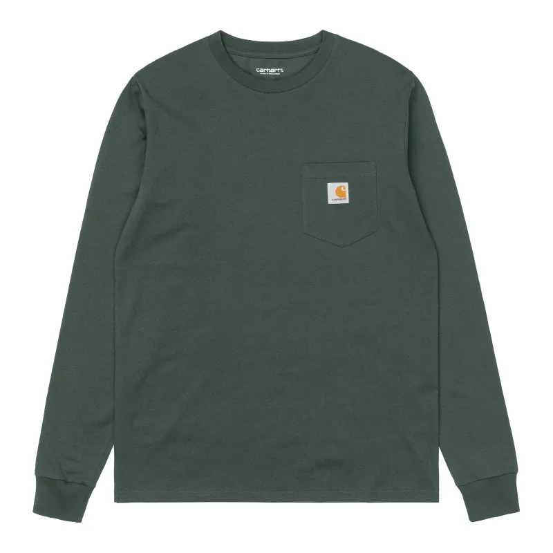 L/S Pocket T-Shirt - Hemlock Green sold by Stomping Ground