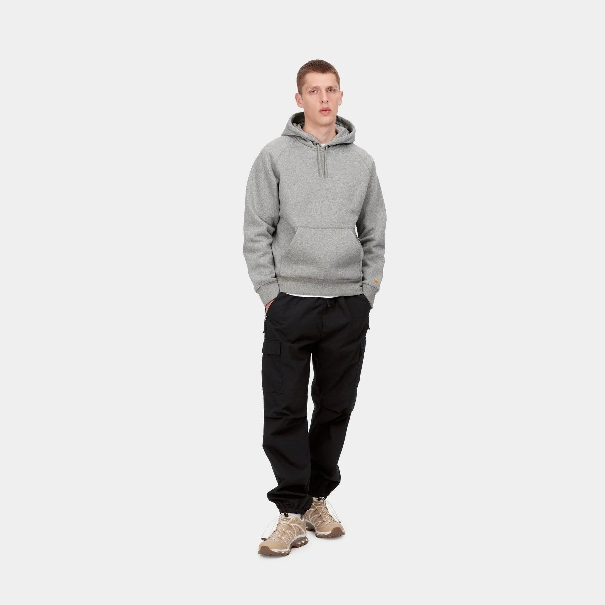 Hooded Chase Sweatshirt - Grey Heather sold by Stomping Ground product image thumbnail 2