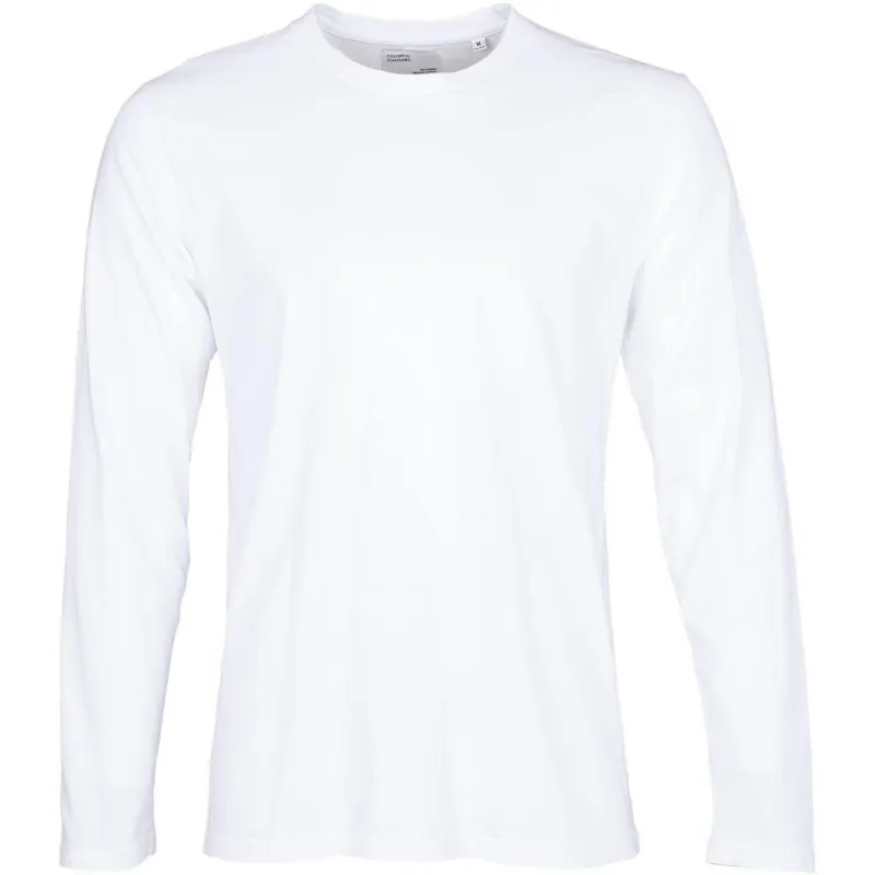 Classic Organic Longsleeve T-shirt - Optical White sold by Stomping Ground