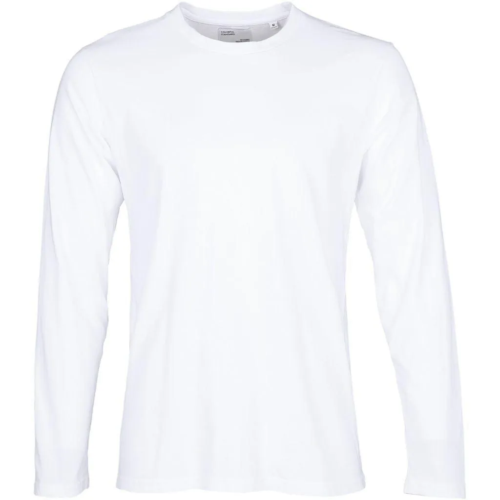 Classic Organic Longsleeve T-shirt - Optical White sold by Stomping Ground