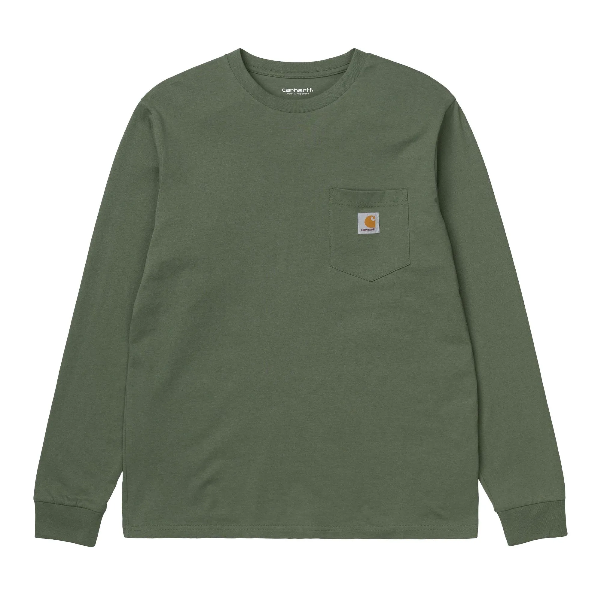 L/S Pocket T-Shirt - Dollar Green sold by Stomping Ground