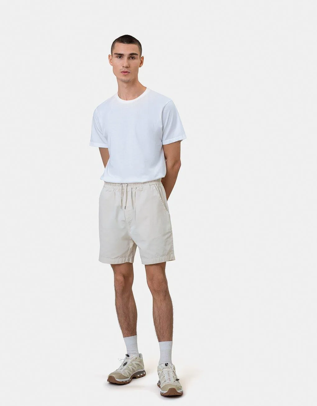 Organic Twill Shorts - Dusty Olive sold by Stomping Ground product image thumbnail 2