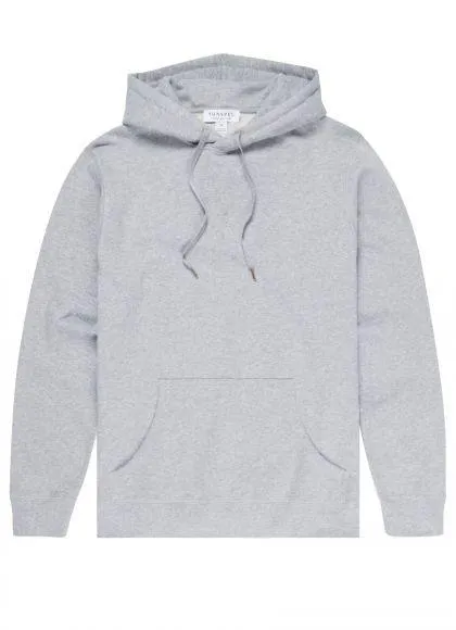 Loopback Overhead Hoody - Grey Melange sold by Stomping Ground