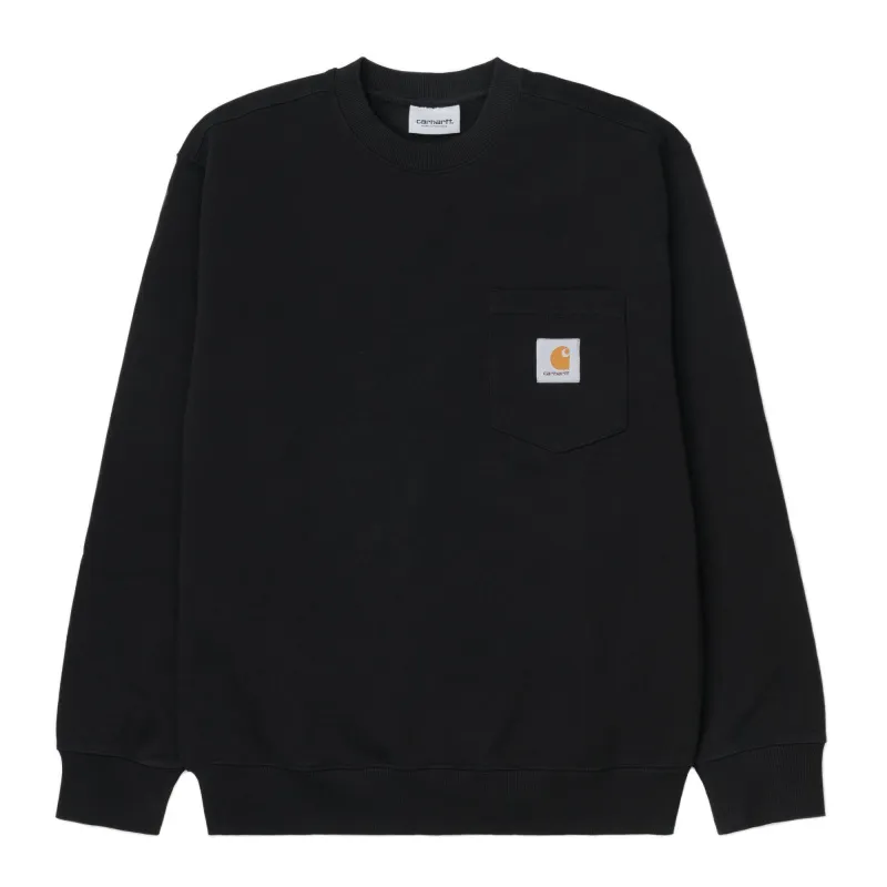 Pocket Sweatshirt - Black sold by Stomping Ground