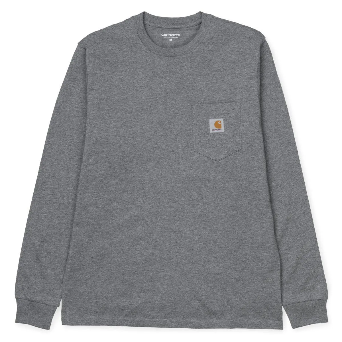 L/S Pocket T-Shirt - Dark Grey sold by Stomping Ground
