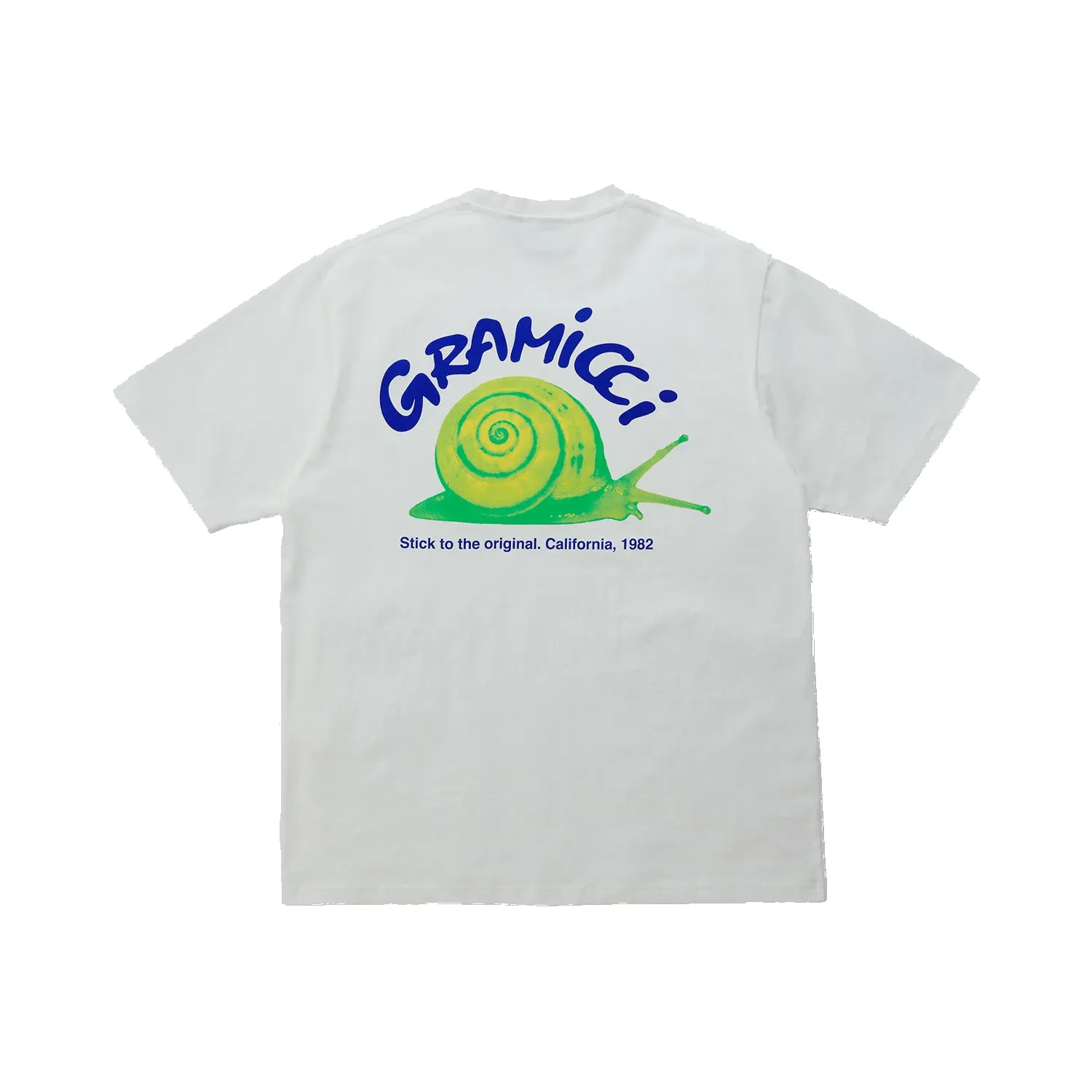 Snail Tee - White sold by Stomping Ground