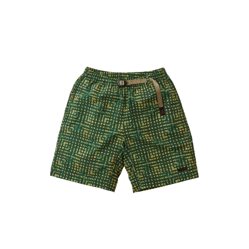Nylon Packable G-Short - Batik Green sold by Stomping Ground