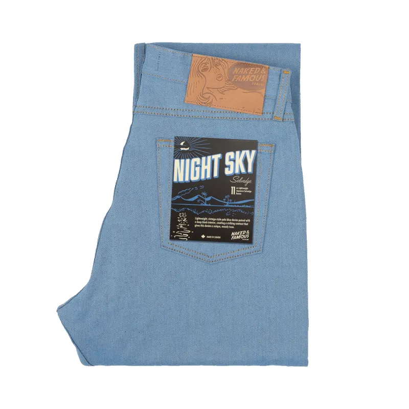 True Guy - Night Sky Selvedge Denim sold by Stomping Ground