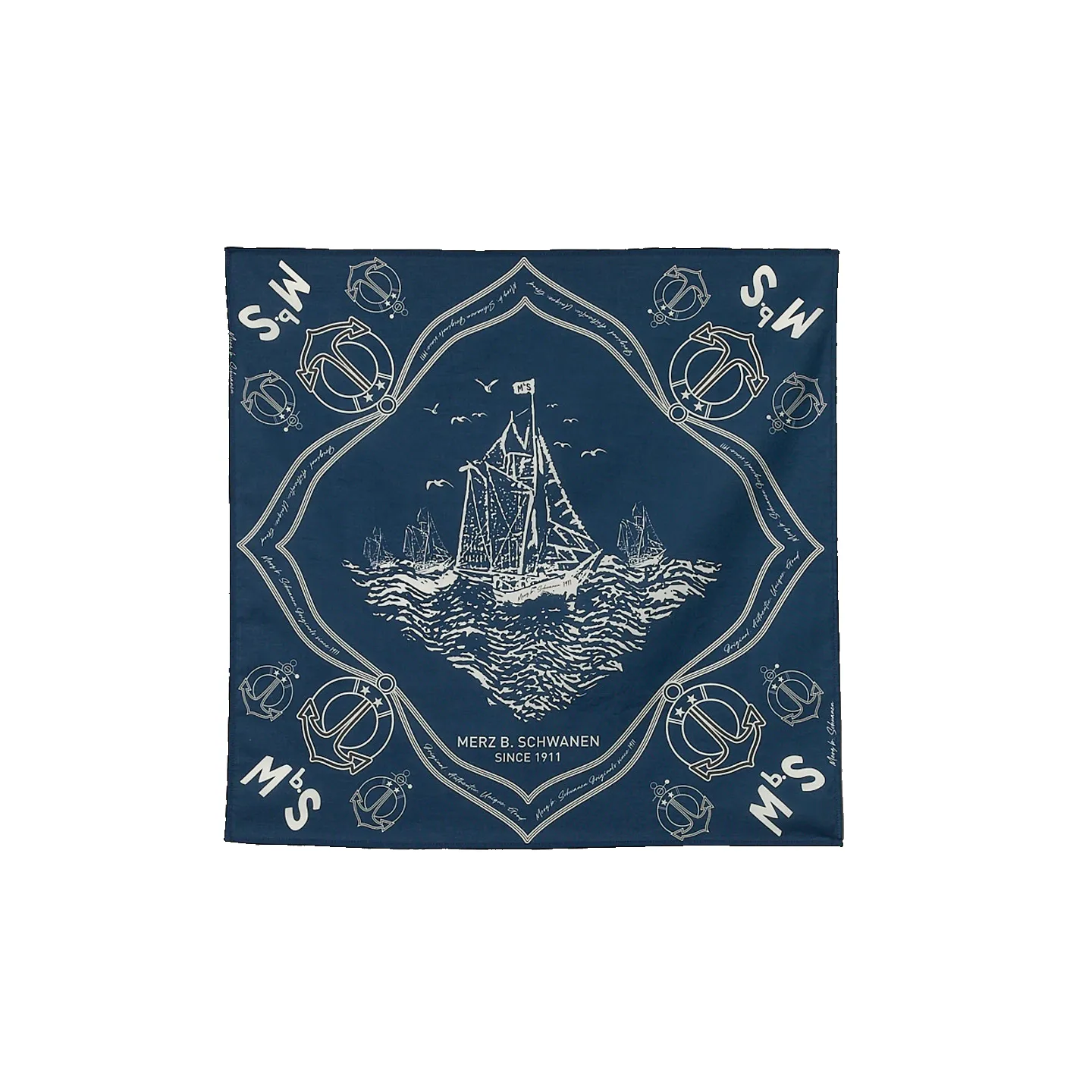 Good Basics Cotton Bandana-Ink sold by Stomping Ground