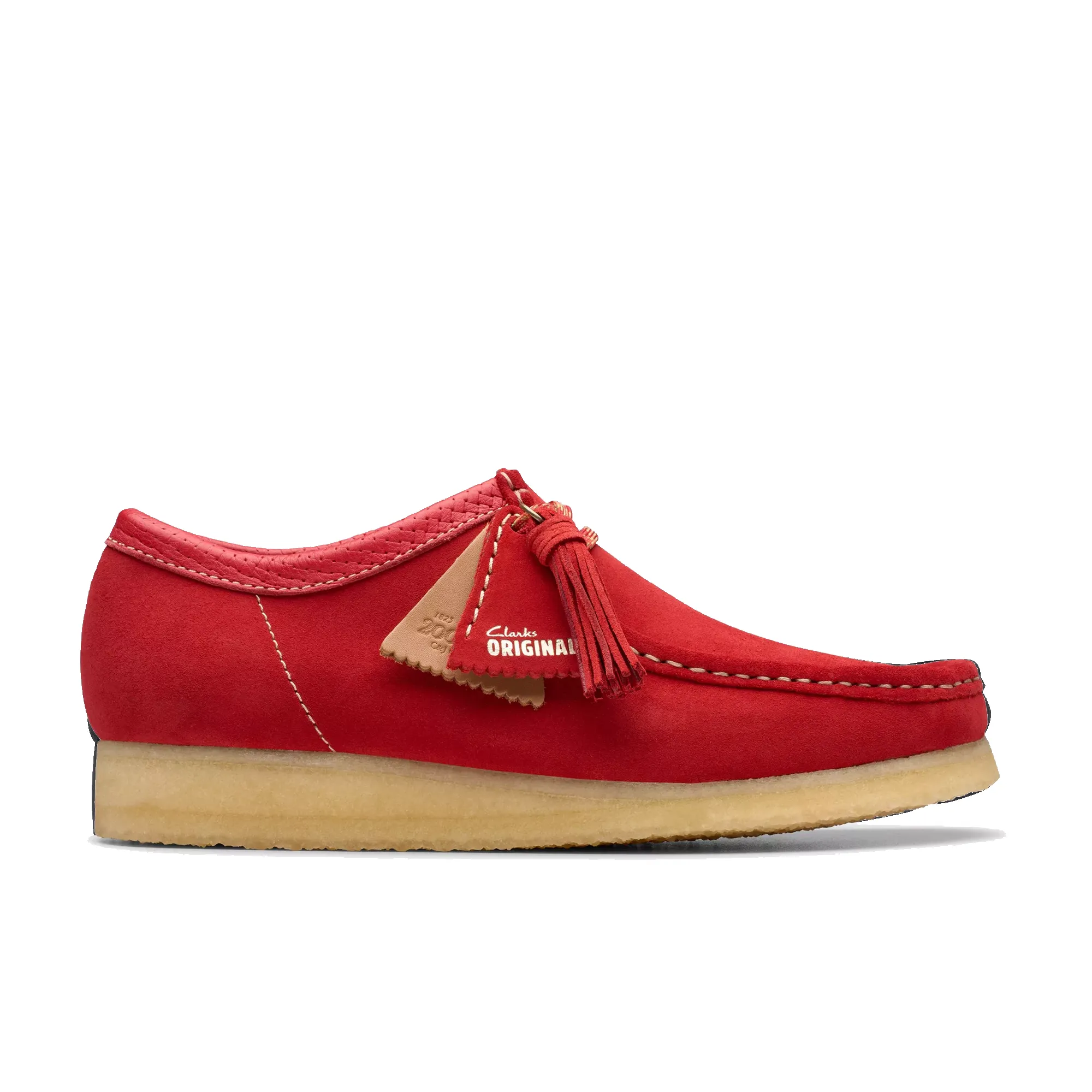 Wallabee - Red Suede sold by Stomping Ground