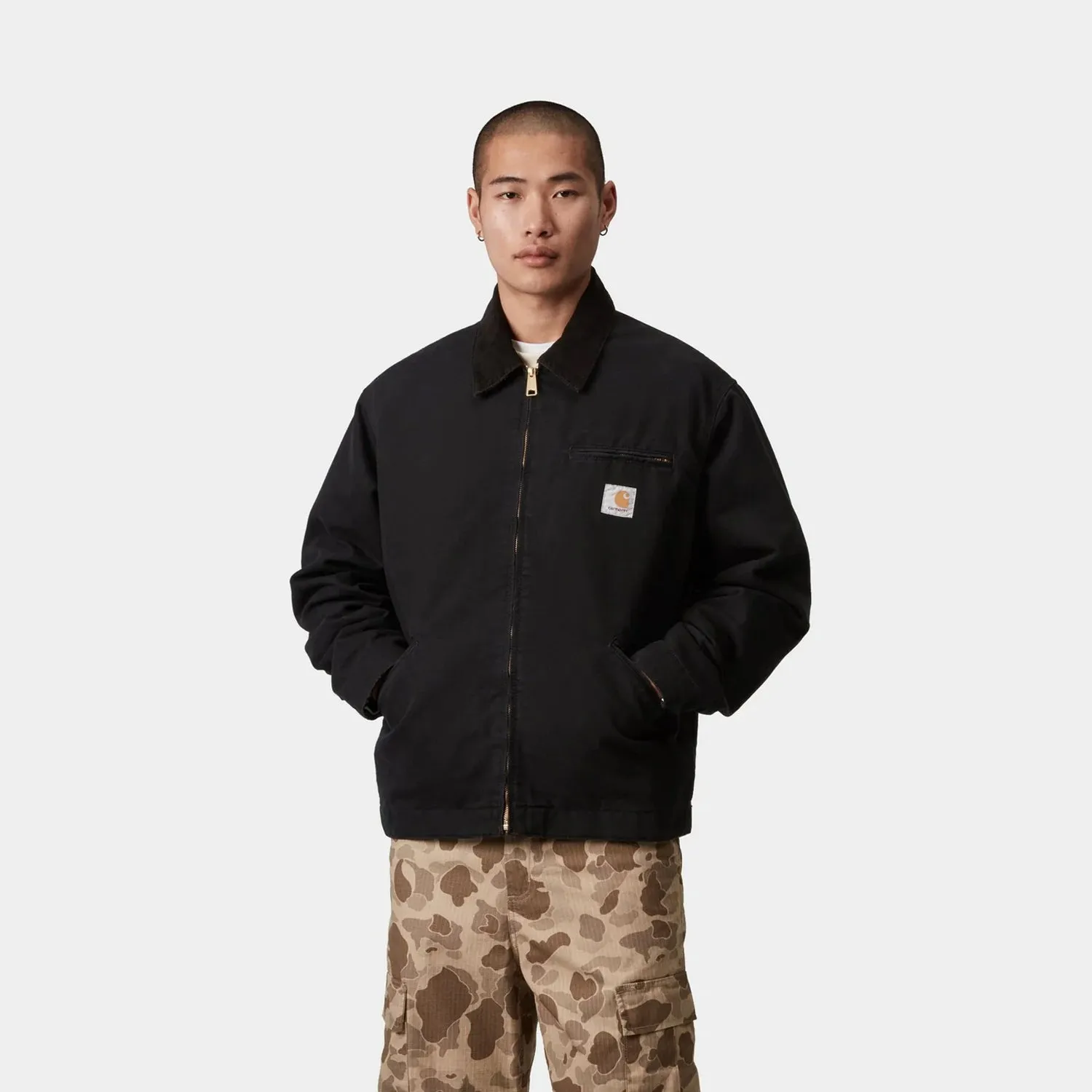 OG Detroit Jacket (Spring) - Black/Black Aged Canvas sold by Stomping Ground product image thumbnail 3