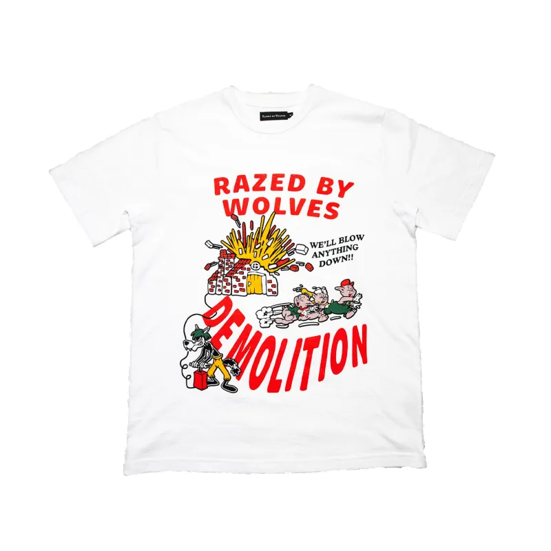Razed by Wolves - White sold by Stomping Ground