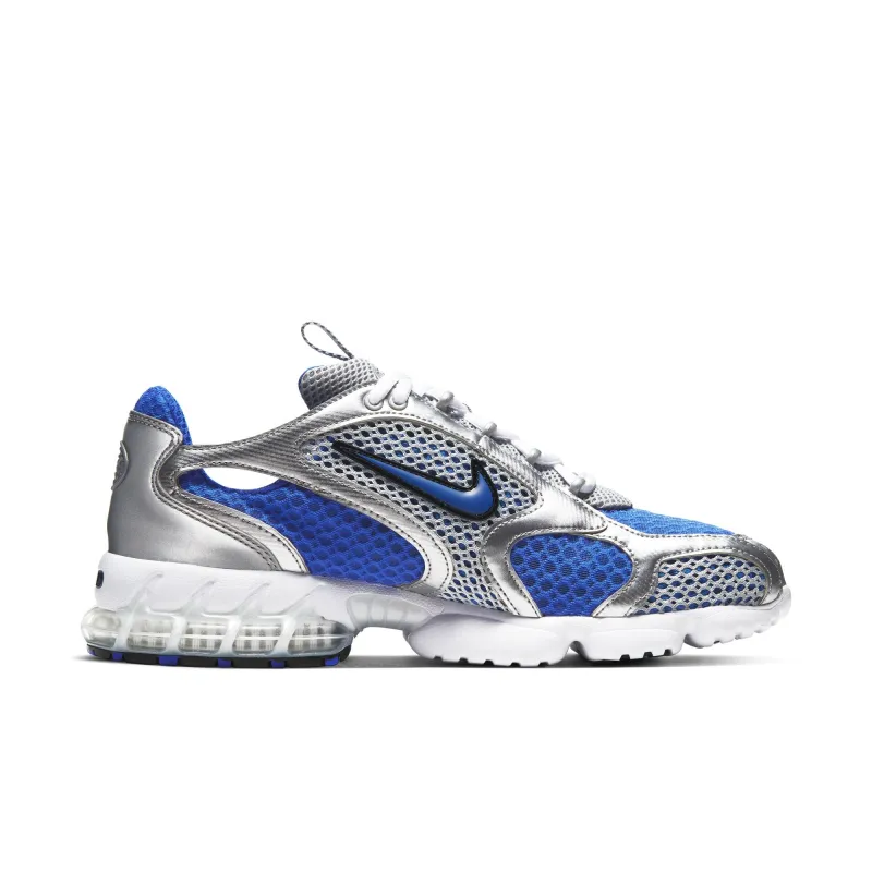 Nike Air Zoom Spiridon Cage 2 - Metallic Silver/Varsity Blue sold by Stomping Ground