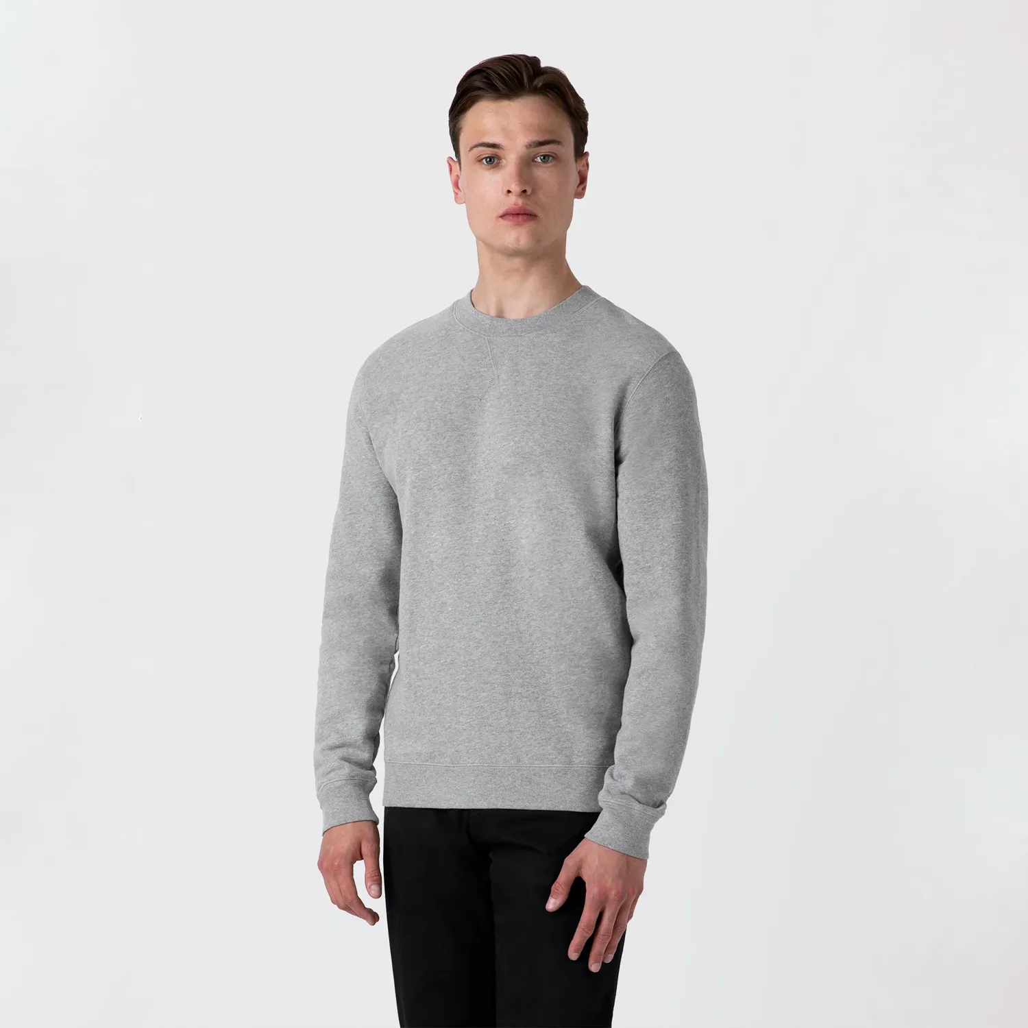Loopback Sweatshirt - Grey Melange sold by Stomping Ground product image thumbnail 3