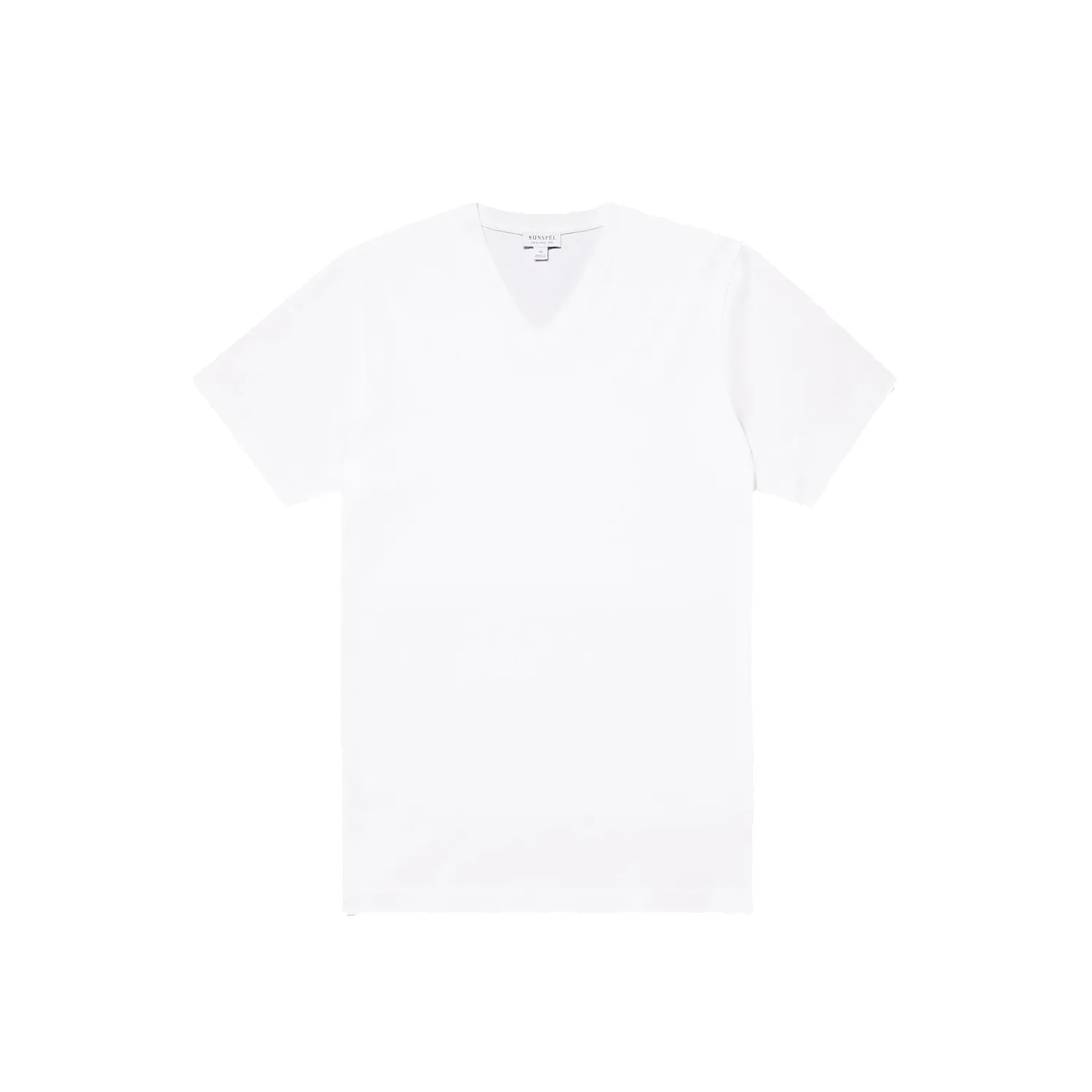 S/S Riviera Midweight V‑neck T‑shirt - White sold by Stomping Ground