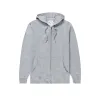 Loopback Zip-Up Hoodie - Grey Melange sold by Stomping Ground
