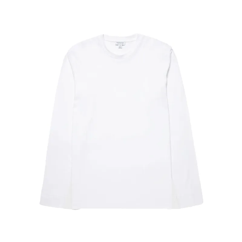 Long Sleeve Riviera T-Shirt - White sold by Stomping Ground