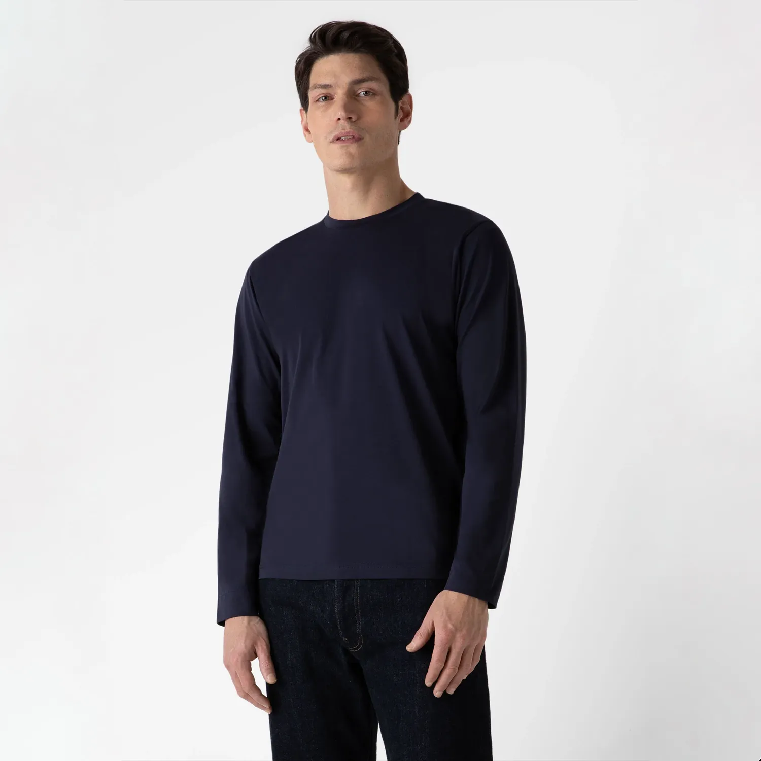 Long Sleeve Riviera T-Shirt - Navy sold by Stomping Ground product image thumbnail 3