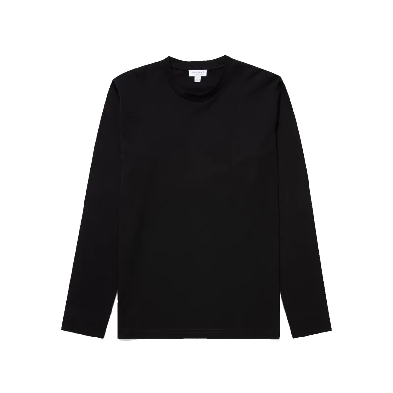 Long Sleeve Riviera T-Shirt - Black sold by Stomping Ground