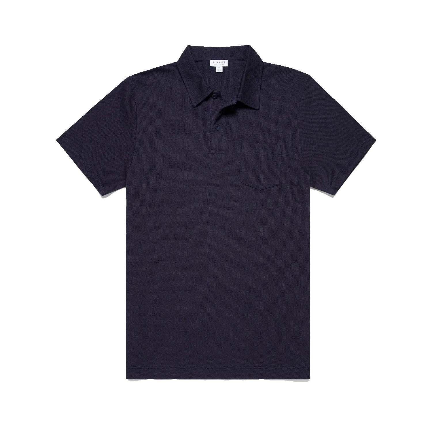 S/S Riviera Polo Shirt - Navy sold by Stomping Ground
