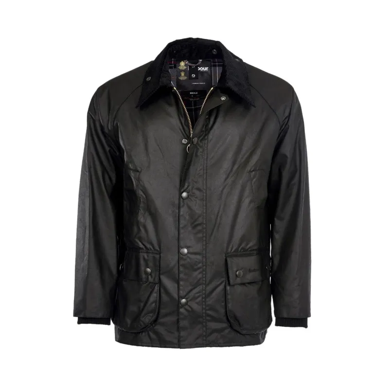Bedale Wax Jacket - Black sold by Stomping Ground