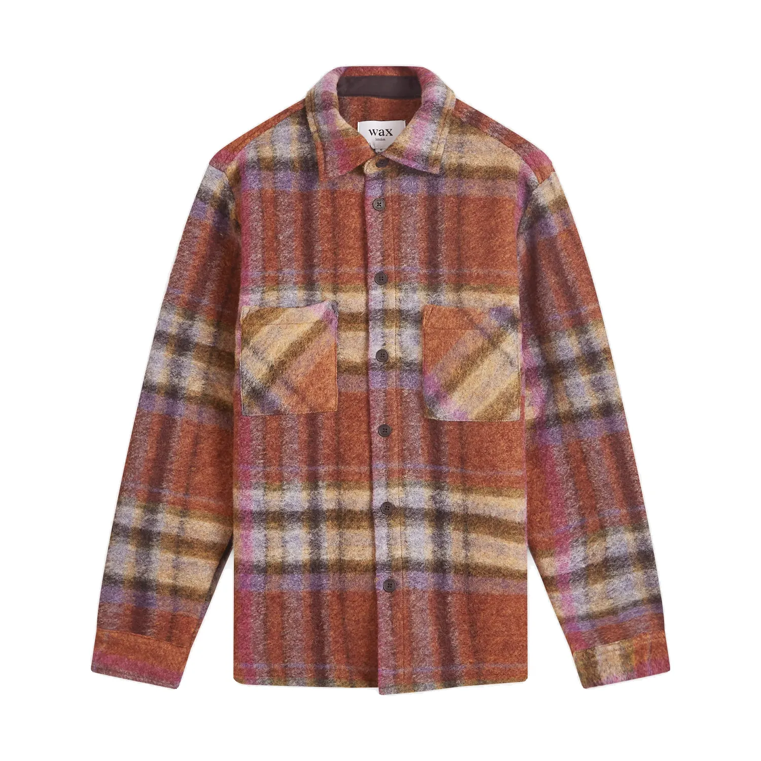 Whiting Overshirt - Wool Blend Check - Multi sold by Stomping Ground