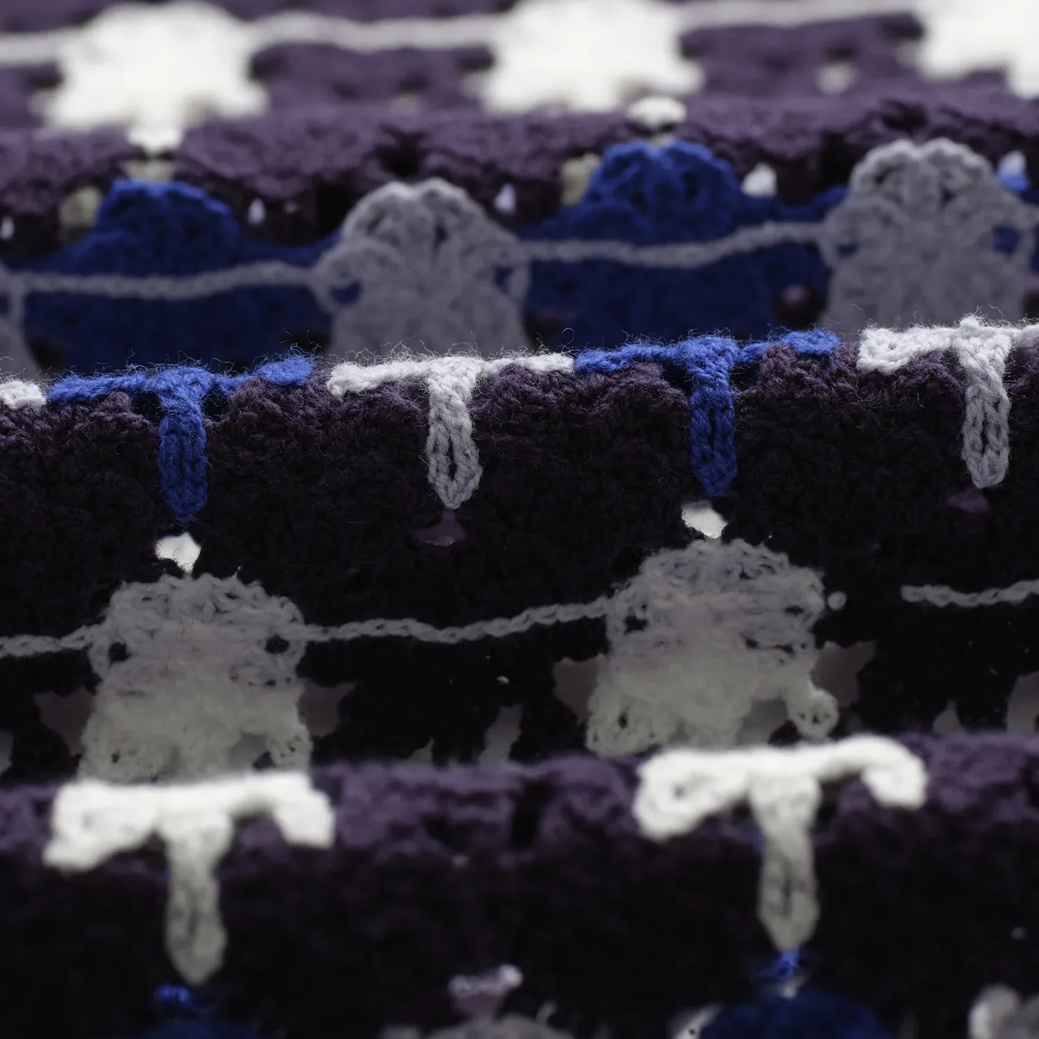 S/S Porto Shirt - Navy Splash Crochet sold by Stomping Ground product image thumbnail 2