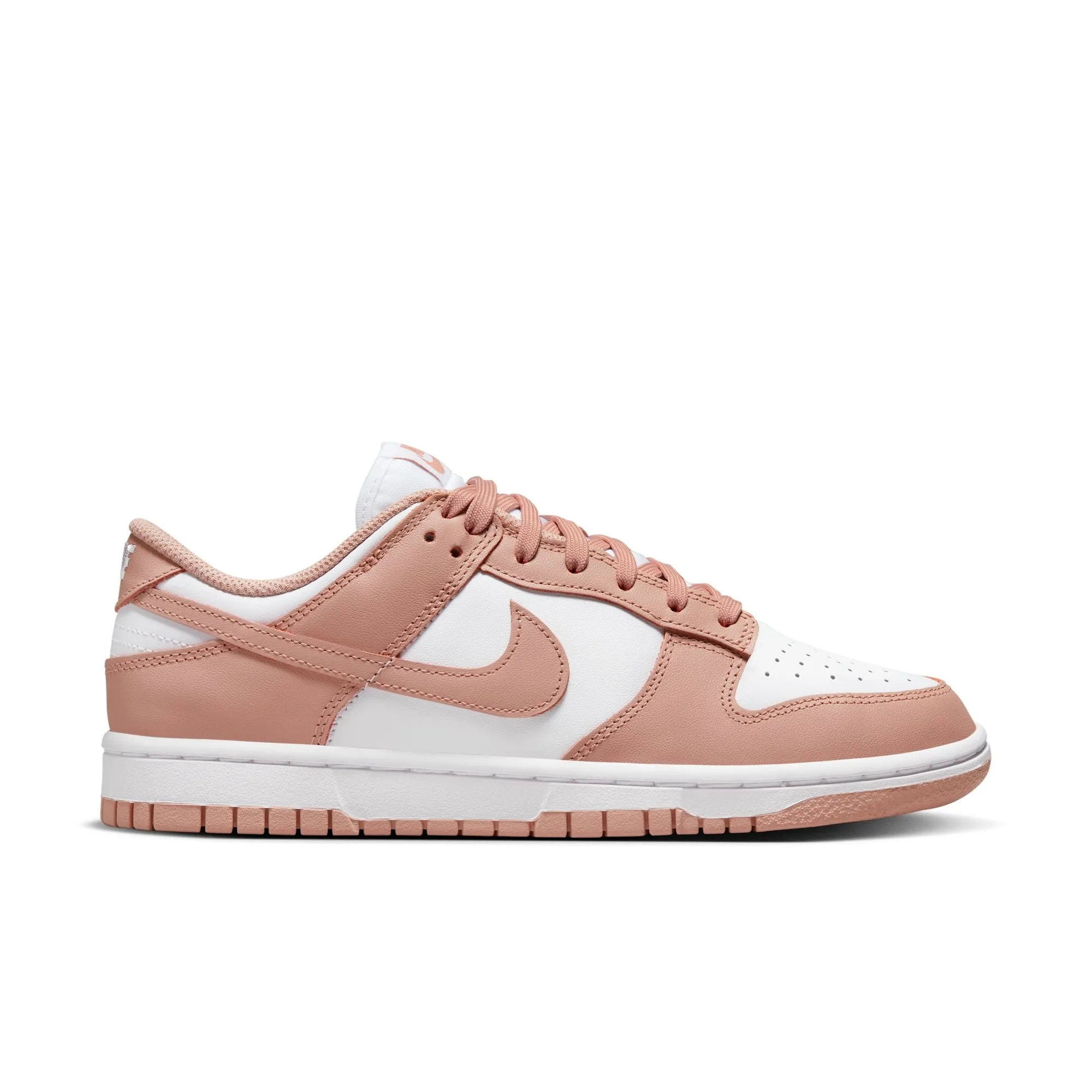Women's Nike Dunk Low - White Rose/Whisper sold by Stomping Ground