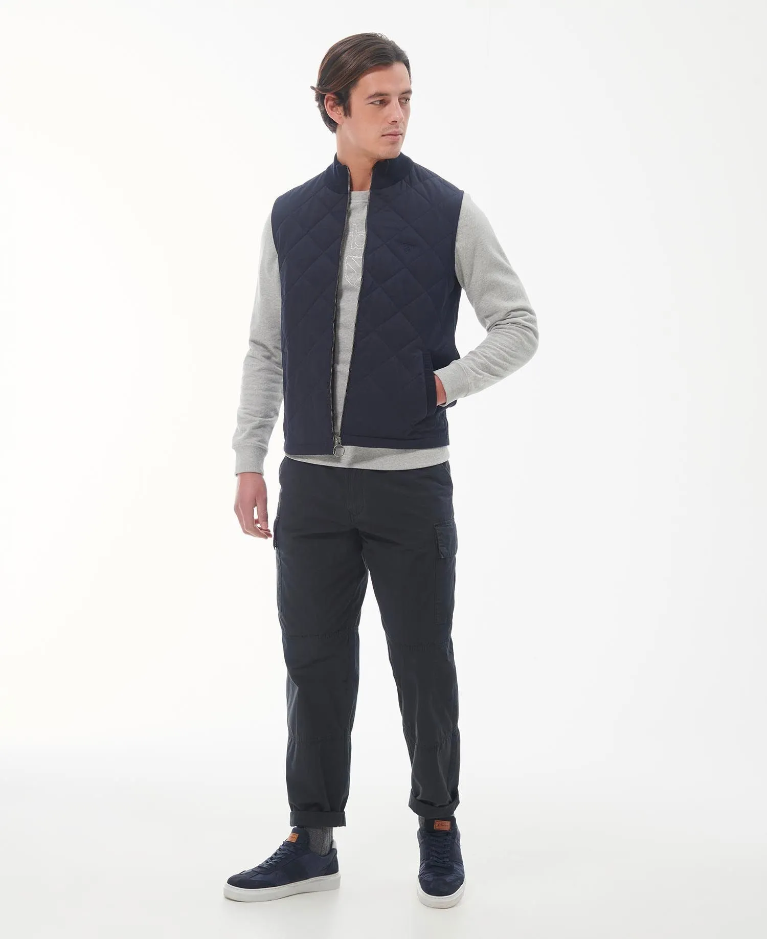 Large Box Quilt Liner - Navy sold by Stomping Ground product image thumbnail 2